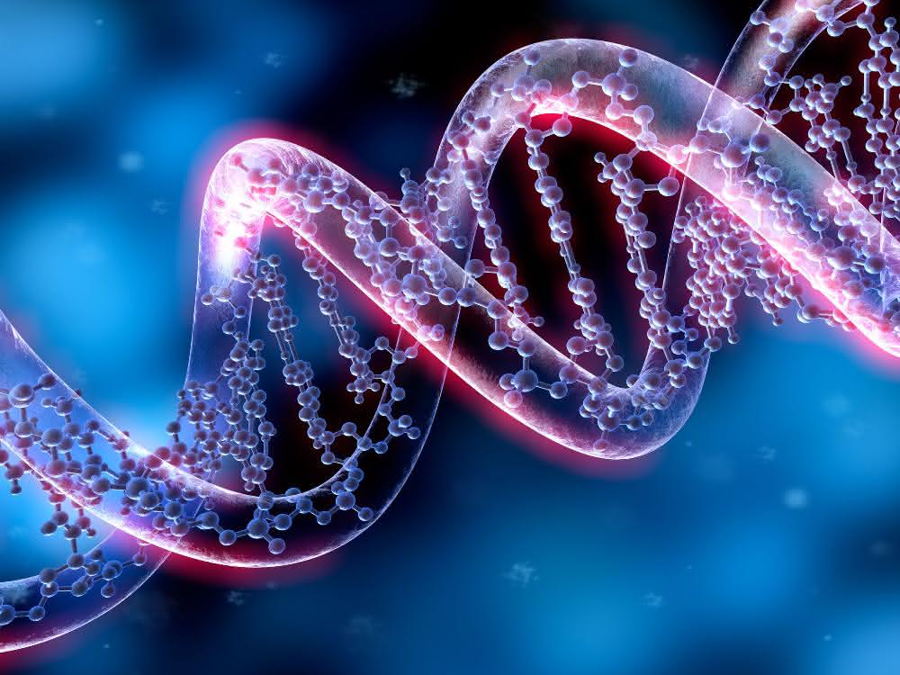 DNA-Helix (Kunstbild)