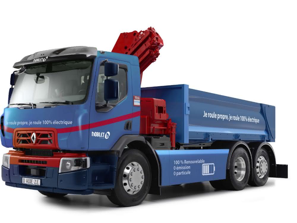 E-Lkw für Fahrzeug-Vermieter: Renault Trucks produziert ersten elektrischen Bau-Lkw