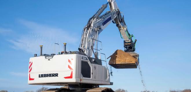 Hydraulikbagger: Erster Liebherr-Hydraulikbagger mit Maschinensteuerung von Leica Geosystems ausgeliefert Hydraulikbagger: Erster Liebherr-Hydraulikbagger mit Maschinensteuerung von Leica Geosystems ausgeliefert