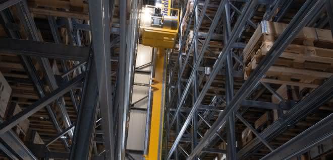 Stoöcklin storage and retrieval machine