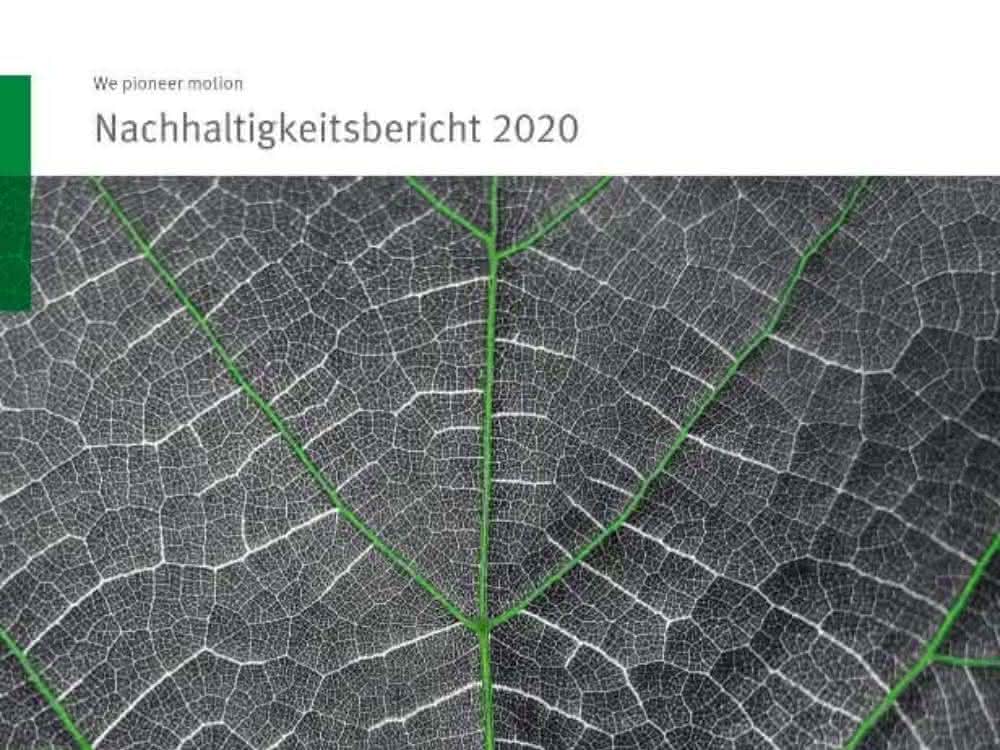 Resource and energy efficiency: Schaeffler publishes Sustainability Report 2020 Sustainability report