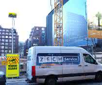 Video Guard sichert Deutschlandhaus-Baustelle in Hamburg