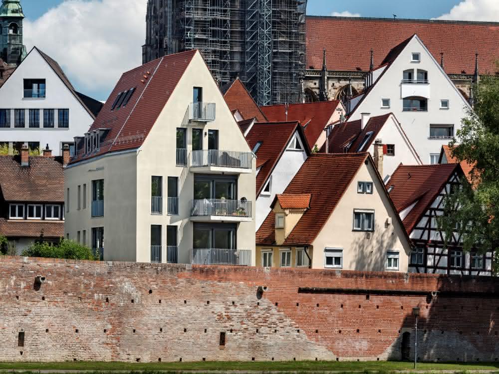Gebäude mit Knick