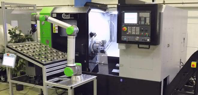 Automation solution: Cobot on the lathe