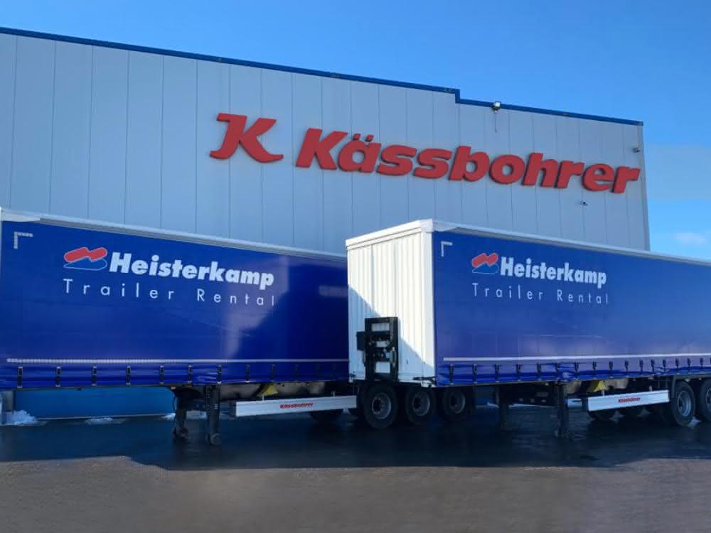 100 Planenauflieger von Kässbohrer für Heisterkamp