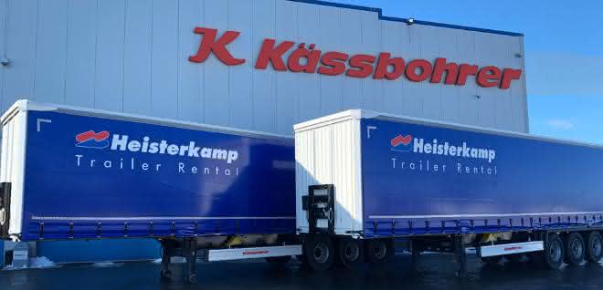 100 Planenauflieger von Kässbohrer für Heisterkamp