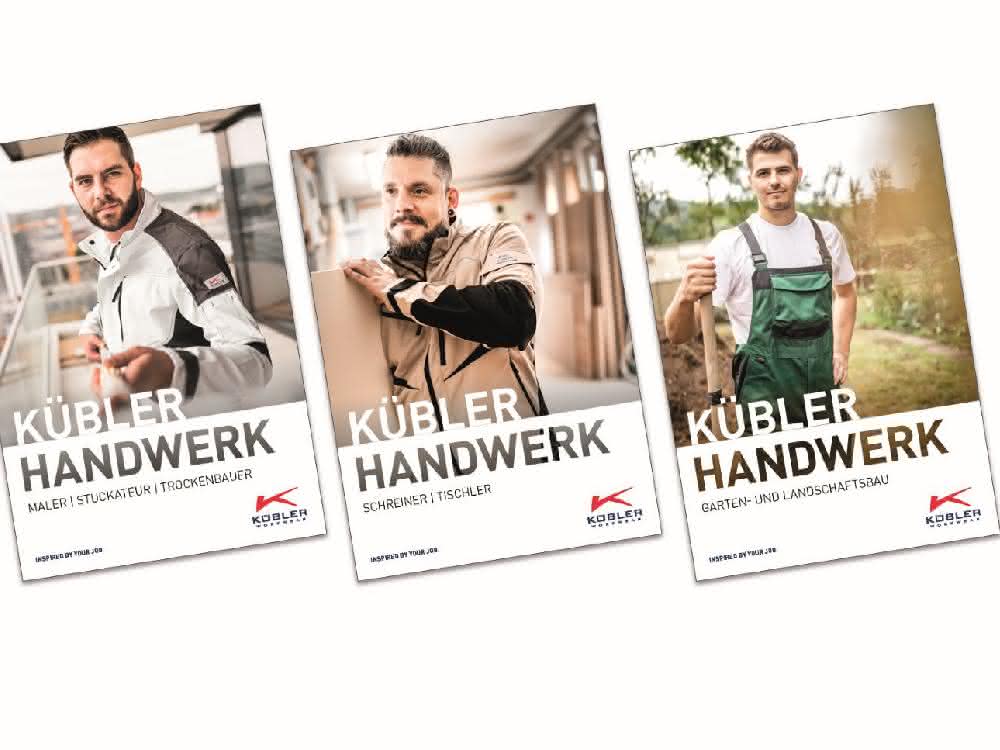 Arbeitskleidung: Kübler bringt Broschürenserie für das Handwerk heraus