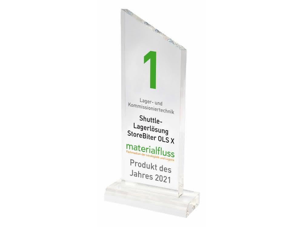materialfluss PRODUKT DES JAHRES 2021: Gebhardts StoreBiter OLS X siegreich