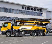 Autobetonpumpe: Liebherr Powerbloc bewährt sich beim Betonpumpen Autobetonpumpe: Liebherr Powerbloc bewährt sich beim Betonpumpen