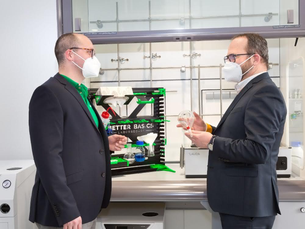 Dr. Gunther Wobser und Mario Schneider