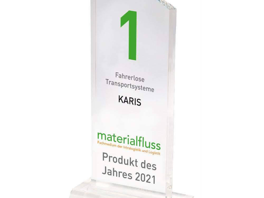 materialfluss PRODUKT DES JAHRES 2021: Gebhardts FTS Karis setzt sich durch