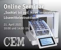 „Soxhlet ist out! Neue innovative Lösemittelextraktion“