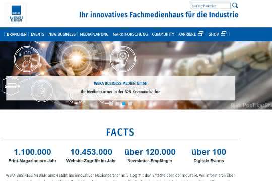 www.weka-businessmedien.de in a new guise