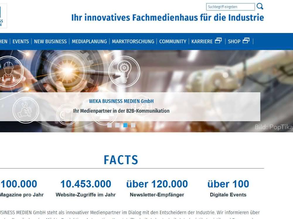 www.weka-businessmedien.de in neuem Gewand