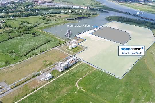 Nordfrost in Wesel: Port operations started