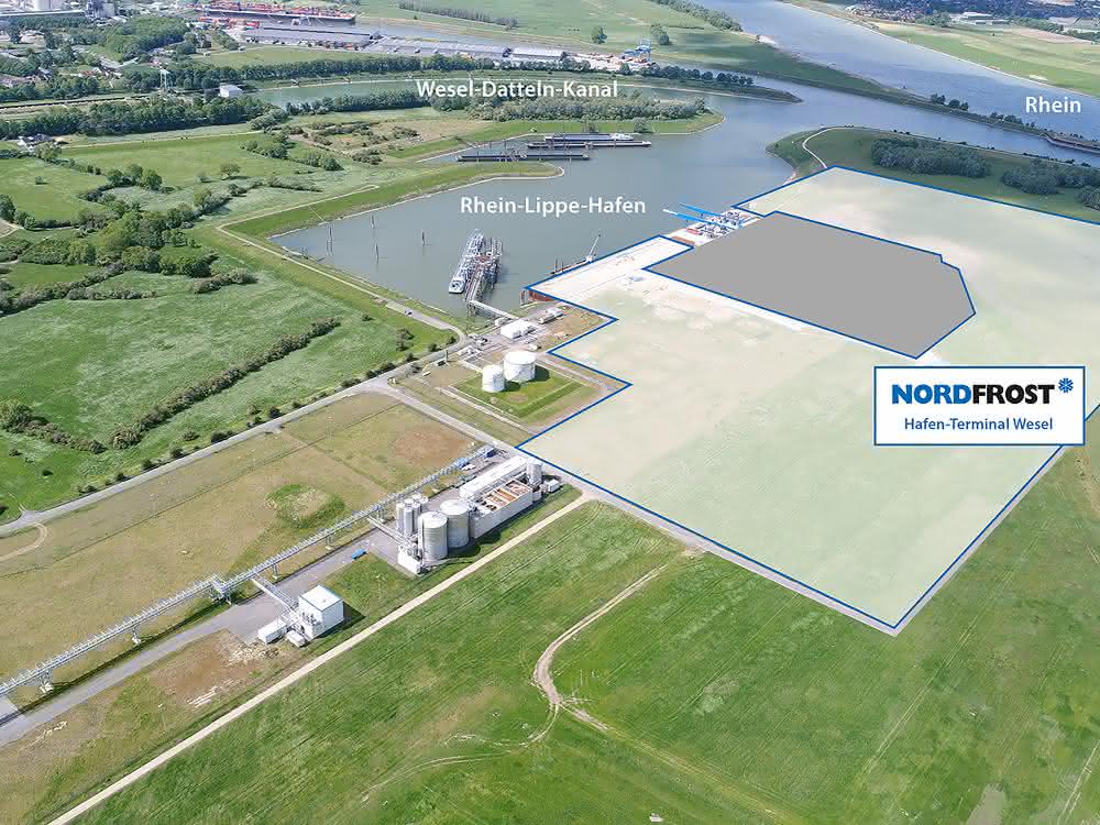Nordfrost in Wesel: Port operations started