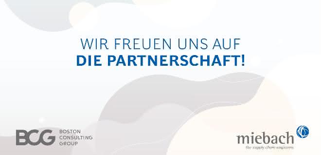 Boston Consulting Group und Miebach Consulting arbeiten zusammen