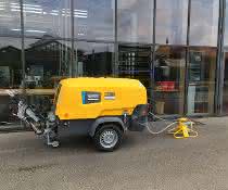 AtlasCopco Kompressor im Mieteinsatz AtlasCopco Kompressor im Mieteinsatz