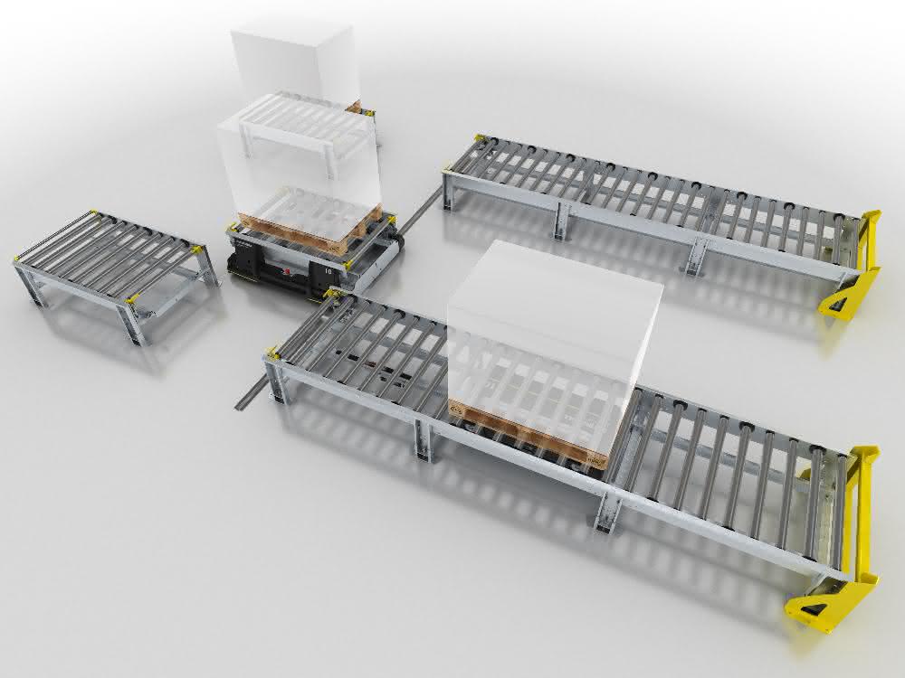 Neuer Smart Pallet Mover von Interroll Neuer Smart Pallet Mover von Interroll