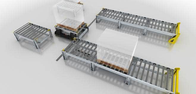 Neuer Smart Pallet Mover von Interroll Neuer Smart Pallet Mover von Interroll