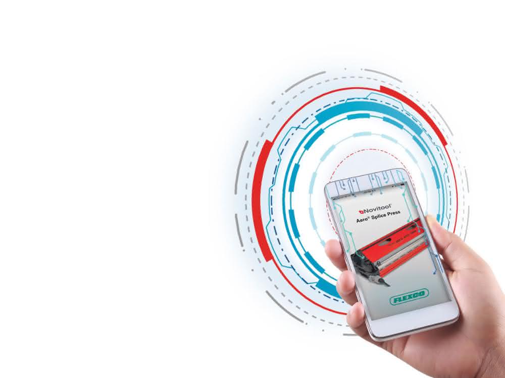 Flexco Europe supports heat press with mobile app