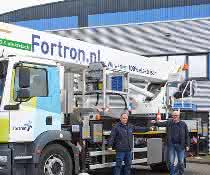 Lkw-Arbeitsbühne: Hybrid geht's 45 Meter in die Höhe