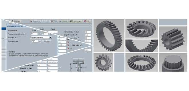 Calculation software: Calculate gears three-dimensionally