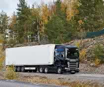 Visitors test Scania trucks with trailers from Krone Visitors test Scania trucks with trailers from Krone