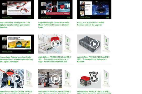 materialfluss world + conference: Videos of all webinars and keynotes available