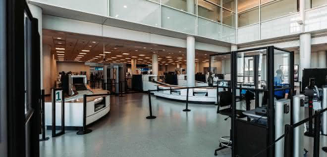 Röntgenstrecken von Vanderlande am Charlotte Douglas International Airport