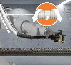 New triflex TRX cable carrier for 3D movement on robots