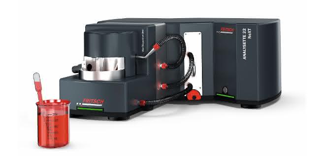 Laser-Partikelmessgerät ANALYSETTE 22 NeXT mit Ultraschallbox Laser-Partikelmessgerät ANALYSETTE 22 NeXT mit Ultraschallbox