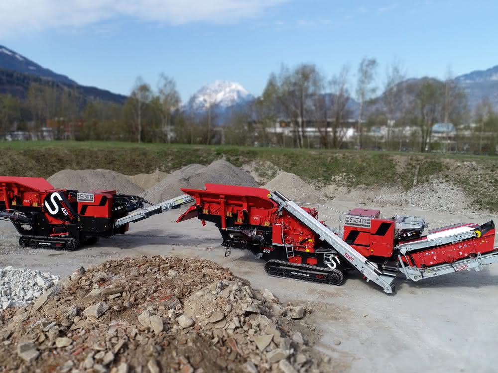 SBM stellt neue Brechanlagen vor