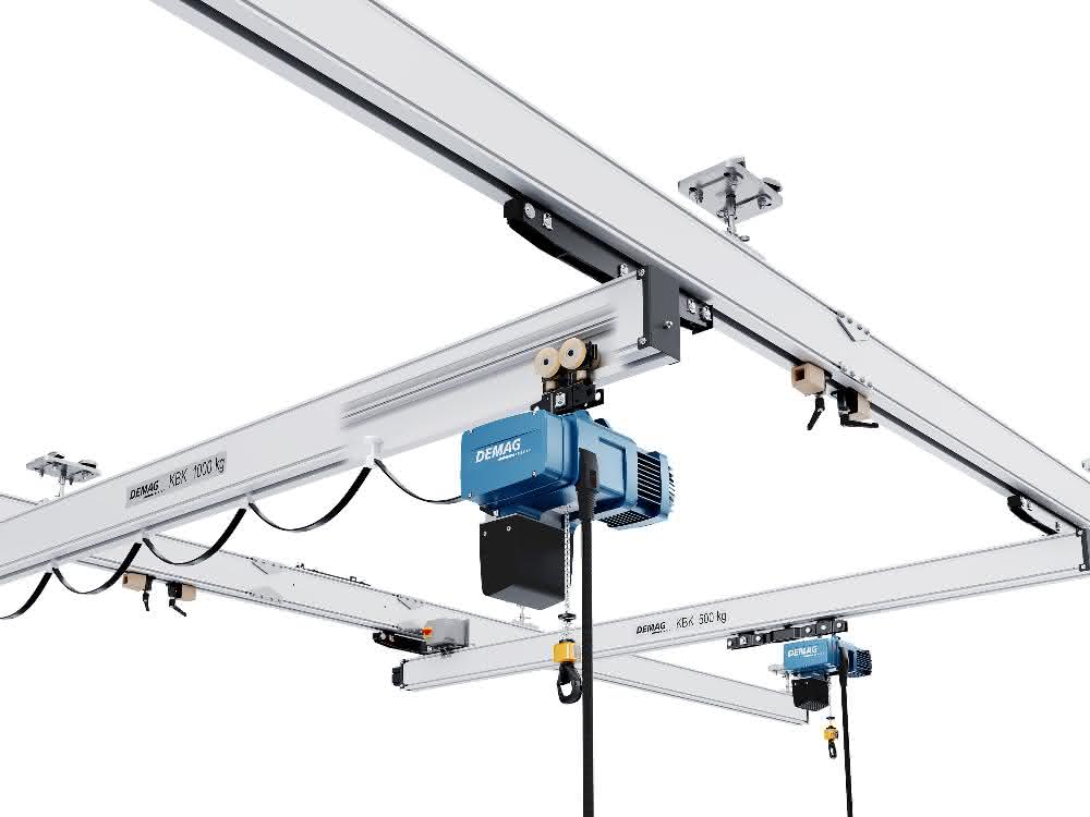 Expansion of the Demag KBK crane construction kit