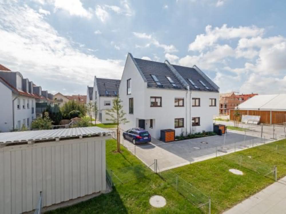 Sonnenhaussiedlung in Ziegelbauweise