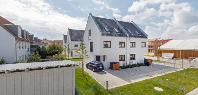 Sonnenhaussiedlung in Ziegelbauweise