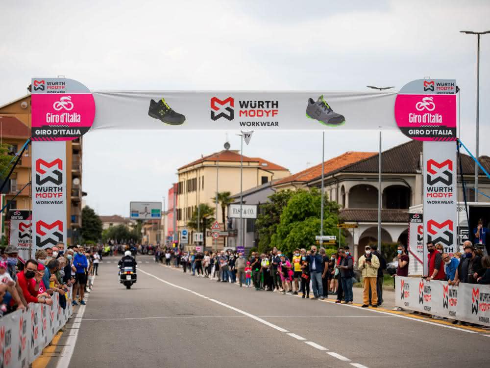Würth Modyf offizieller Partner des Giro D'Italia 2021