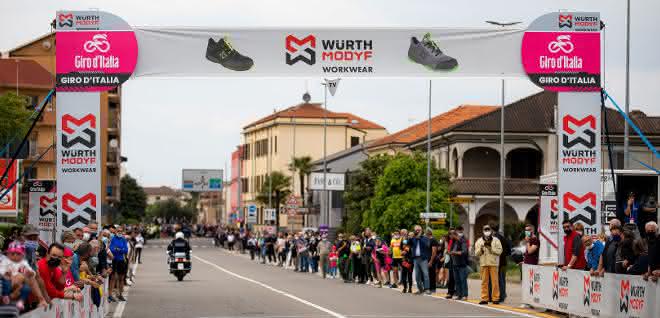 Würth Modyf offizieller Partner des Giro D'Italia 2021
