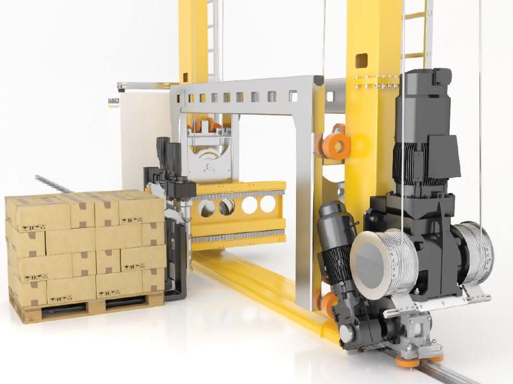 material flow PRODUCT SUMMER: A storage and retrieval machine for floor-level loading and unloading material flow PRODUCT SUMMER: A storage and retrieval machine for floor-level loading and unloading