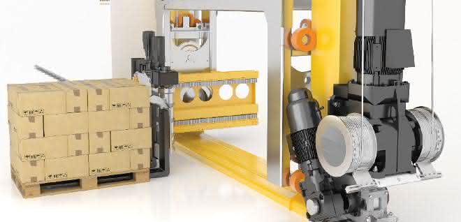 material flow PRODUCT SUMMER: A storage and retrieval machine for floor-level loading and unloading