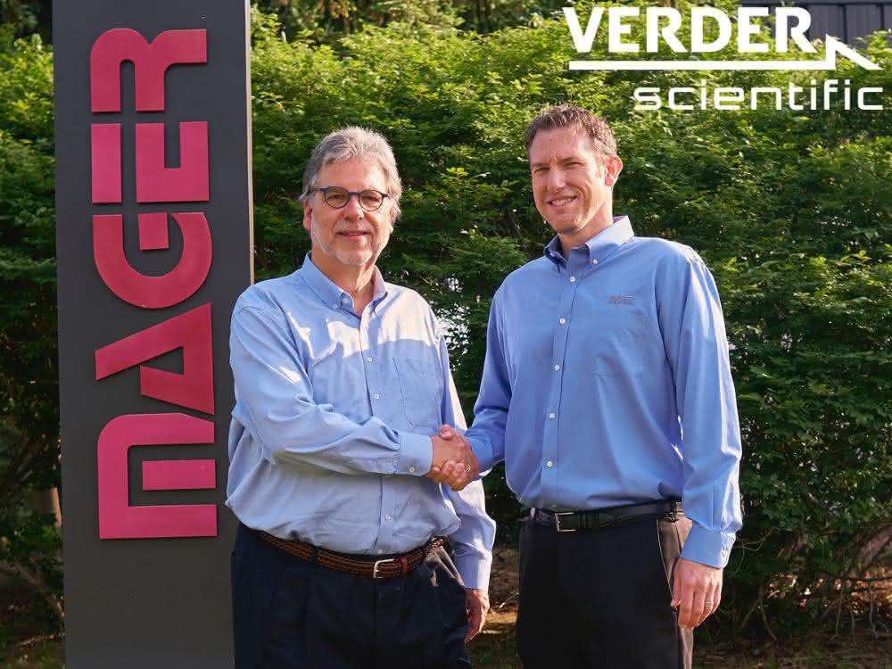 Georg Schick, President Verder Scientific Inc. und Jarrad Lawlor, President Mager Scientific Inc.