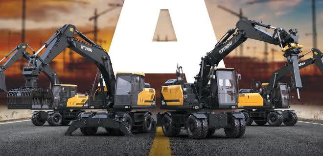 Hyundai Construction Equipment launcht neue Mobilbagger Neue A-Serie vorgestellt: Hyundai Construction Equipment launcht neue Mobilbagger