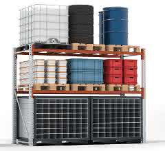 Honeycomb and pallet racking