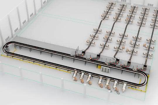 Sorter solution implemented: First Gebhardt SpeedSorter in operation at flaconi