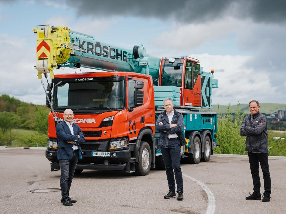 Krösche übernimmt zwei Teleskopkrane von Liebherr