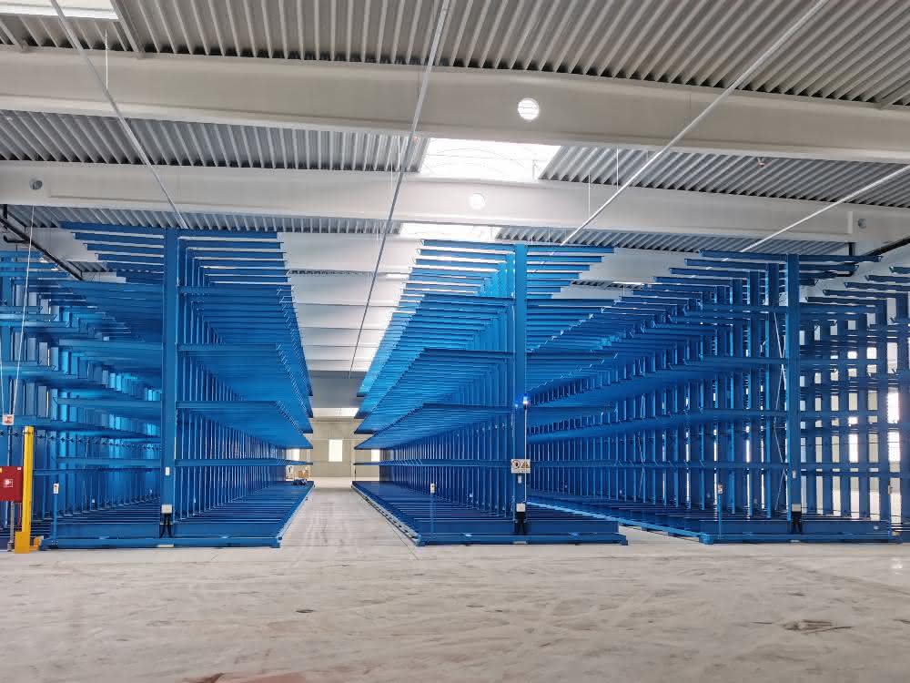 Hightech-Lagersystem für effiziente Flächennutzung