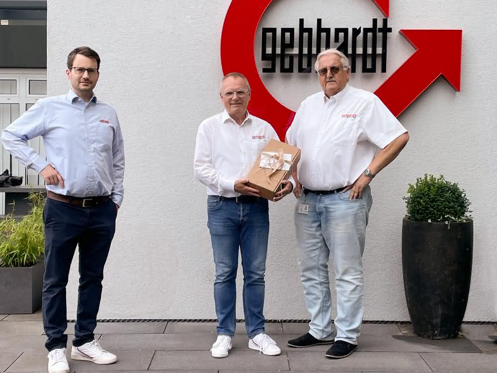 Gebhardt bids farewell to Frank Apel on his retirement