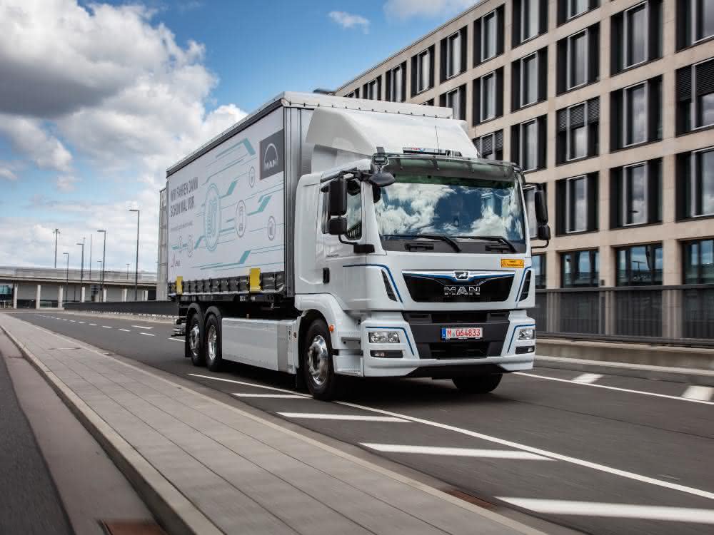 Flächendeckendes Mietangebot für Elektro-Lkw geplant