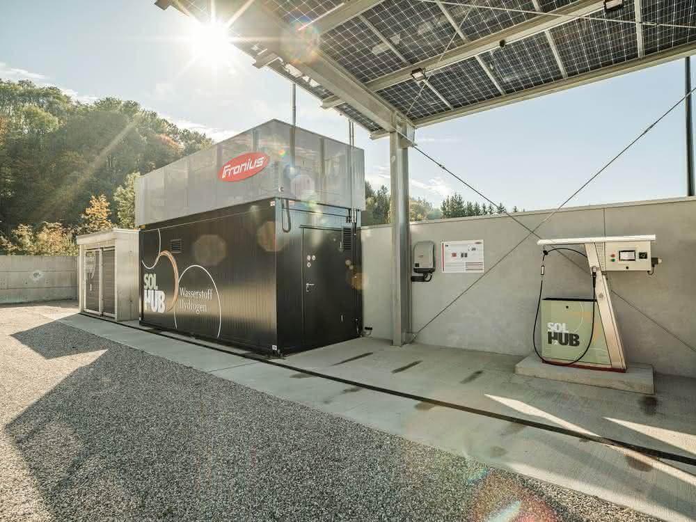 Erster Fronius Solhub in Umsetzung