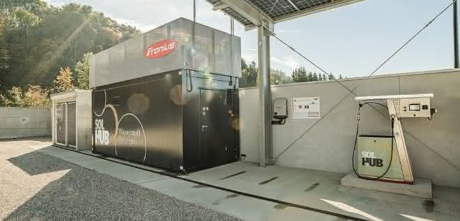 Erster Fronius Solhub in Umsetzung